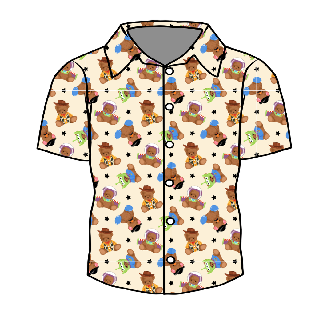 Toy Box Besties - Twilight Men's Button Down Bamboo - Pre Order