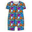 House of Blue Bliss Short Sleeve Zippy Bamboo - PRE ORDER