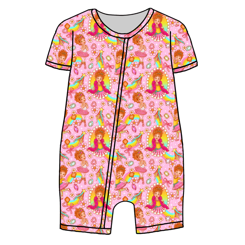 Fancy Schmancy Bliss Short Sleeve Zippy Bamboo - PRE ORDER