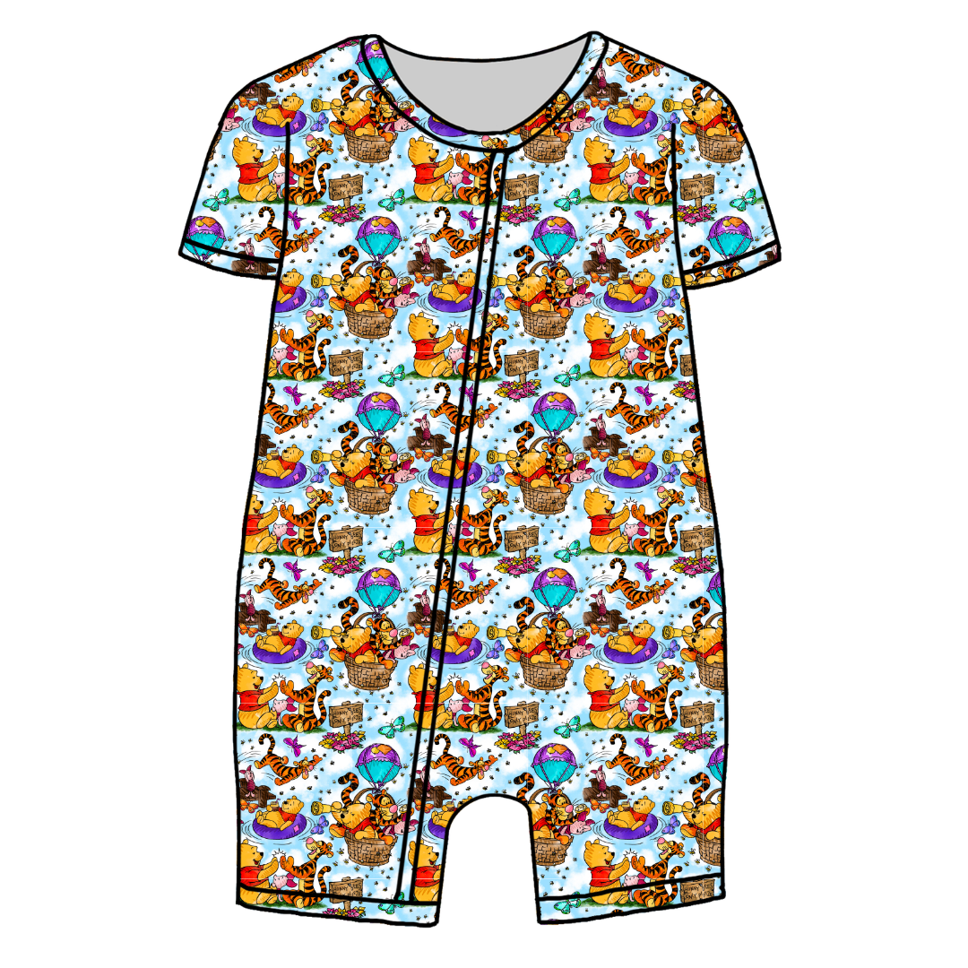 Sweet as Honey Bliss Short Sleeve Zippy Bamboo - PRE ORDER