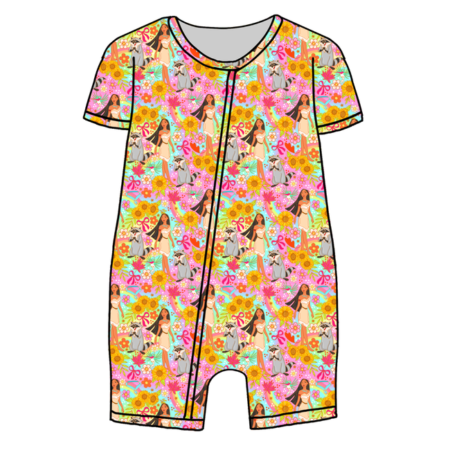 Wild & Free Bliss Short Sleeve Zippy Bamboo - PRE ORDER