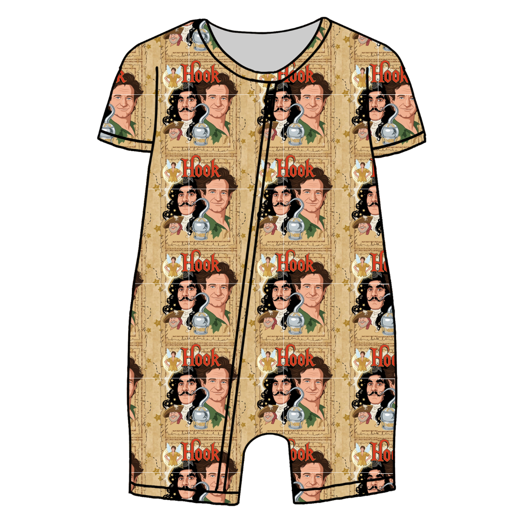 Never Grow Up Bliss Short Sleeve Zippy Bamboo - PRE ORDER