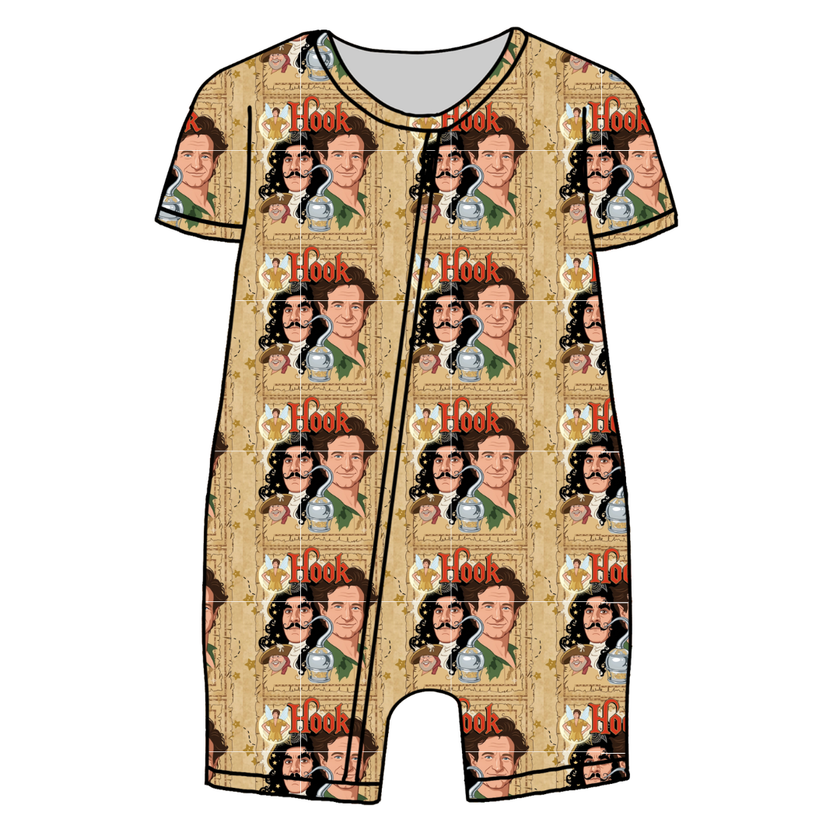 Never Grow Up Bliss Short Sleeve Zippy Bamboo - PRE ORDER