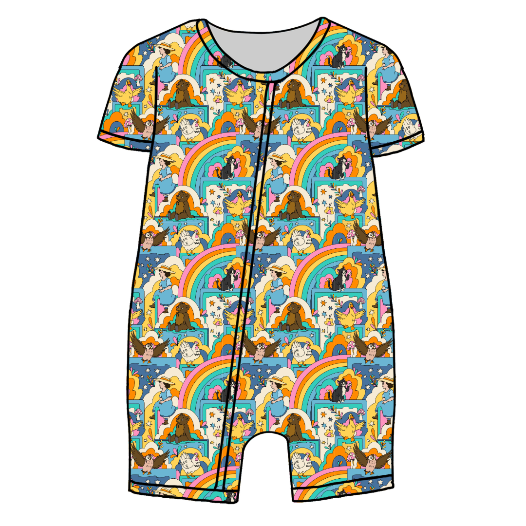Painted Skys Bliss Short Sleeve Zippy Bamboo - PRE ORDER
