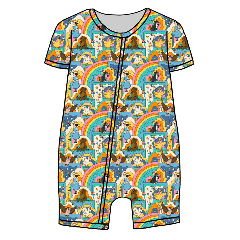 Painted Skys Bliss Short Sleeve Zippy Bamboo - PRE ORDER
