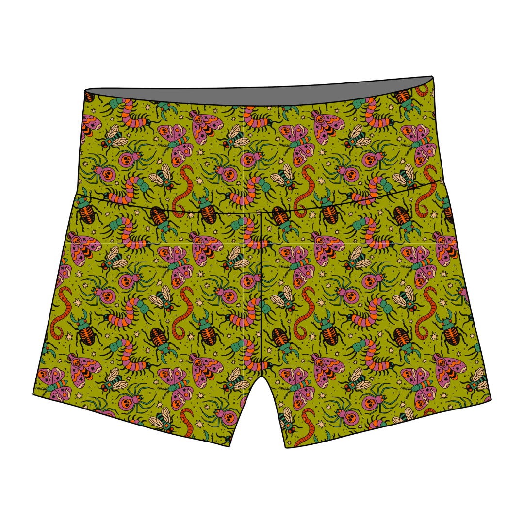 Creepy Crawly - Nola Biker Shorts Knit - PRE ORDER