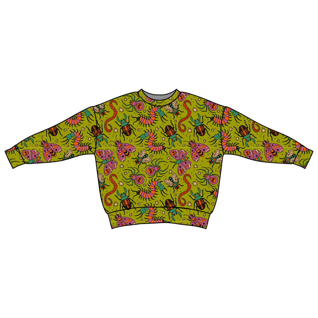 Creepy Crawly Zayn Oversized Pullover - PRE ORDER