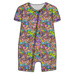 90's Playdate Bliss Short Sleeve Zippy Bamboo - PRE ORDER