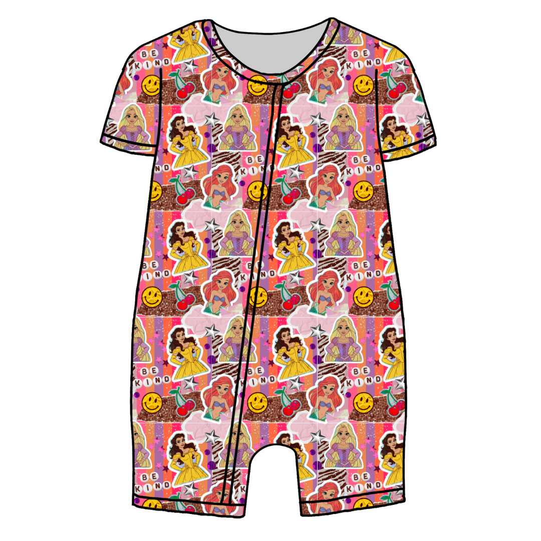 Royal Daydreams Bliss Short Sleeve Zippy Bamboo - PRE ORDER