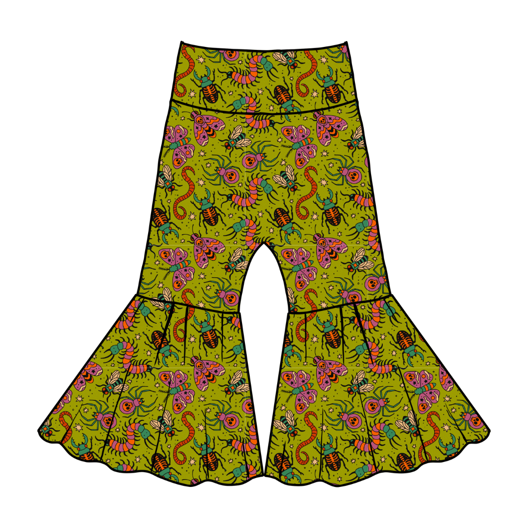 Creepy Crawly - Mirage Knit Flares - PRE ORDER