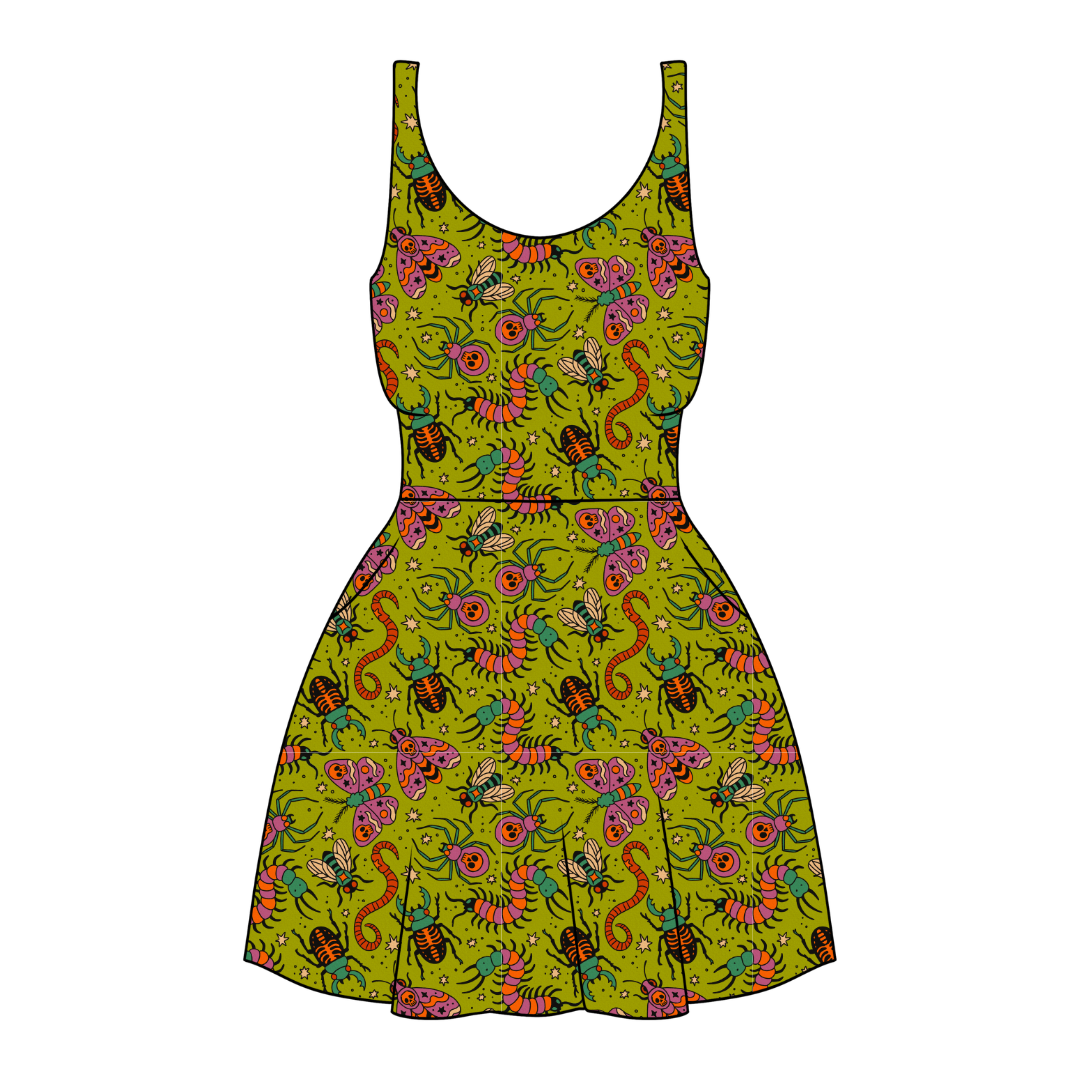 Creepy Crawly - Women's Reverie Dress - Pre Order