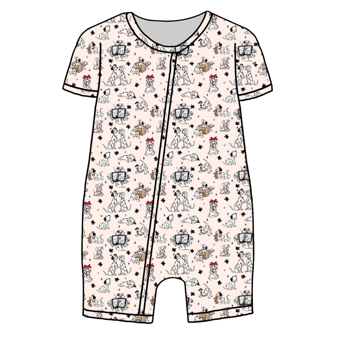 Spots & Daydreams Bliss Short Sleeve Zippy Bamboo - PRE ORDER