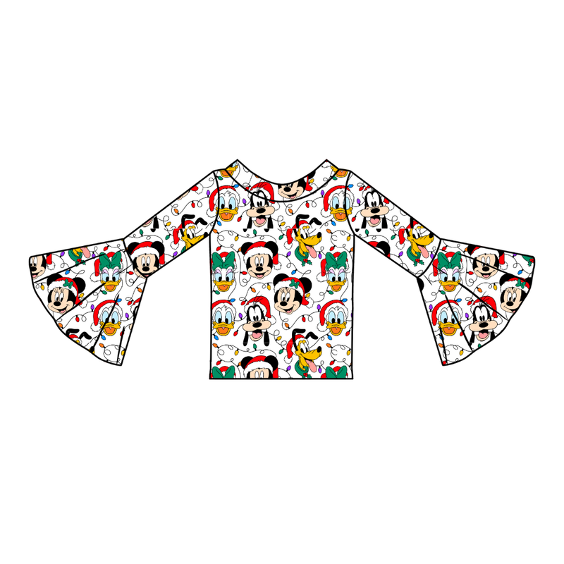 Jolly Holiday Crew Rosa Bell Sleeve Top - Knit - Pre Order - Christmas Special