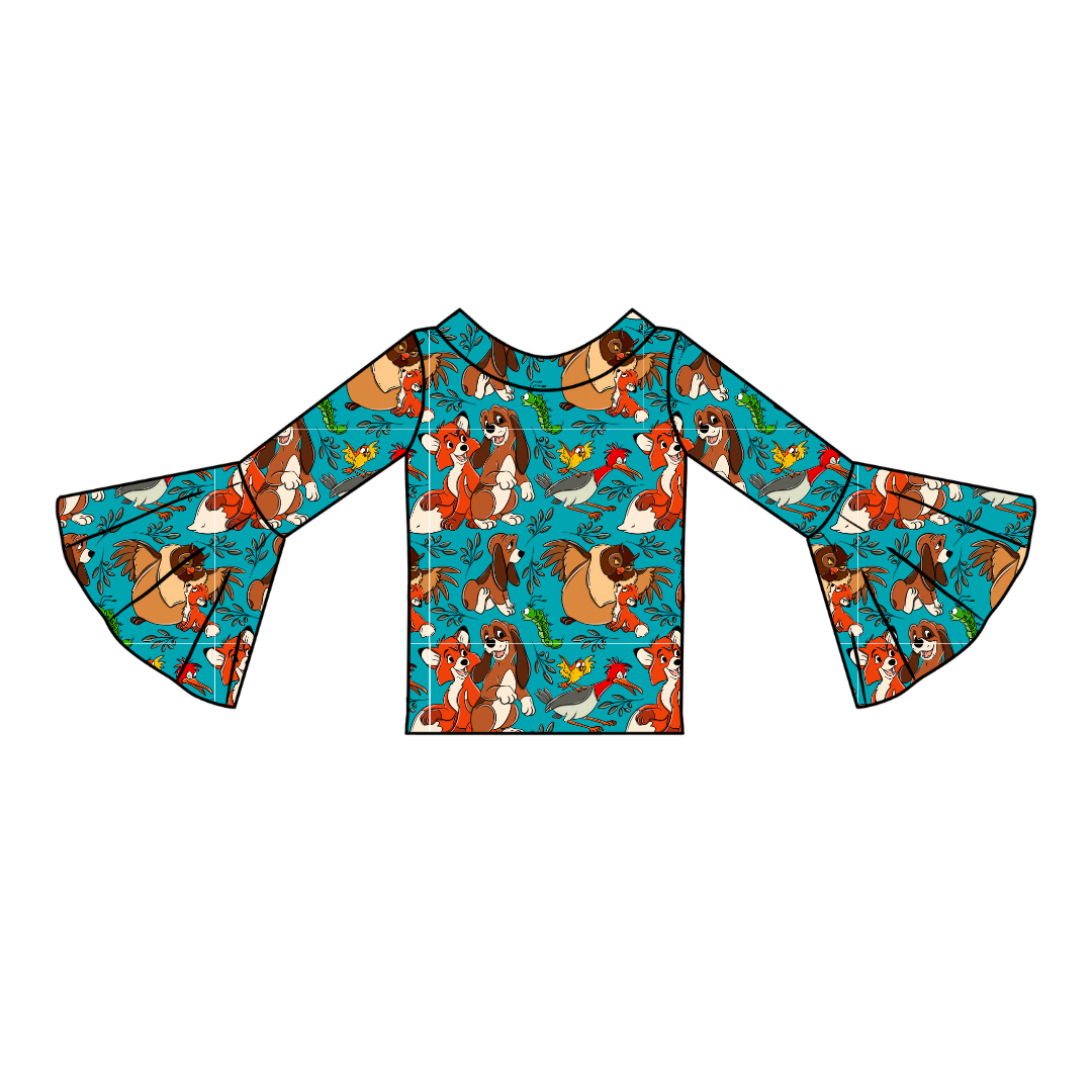 Friends Forever Rosa Flare Top Bamboo - PRE ORDER