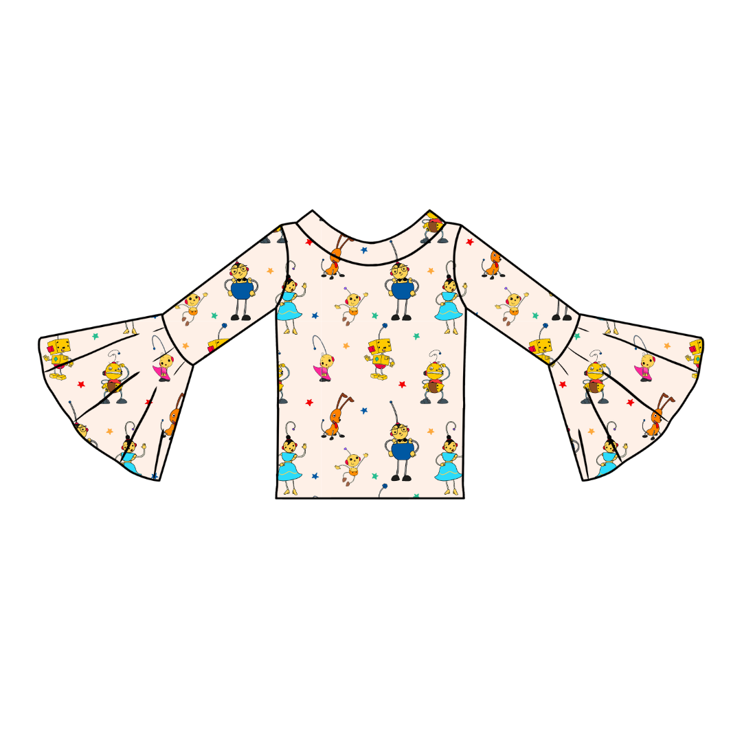 Playtime Pals Rosa Flare Top Bamboo - PRE ORDER