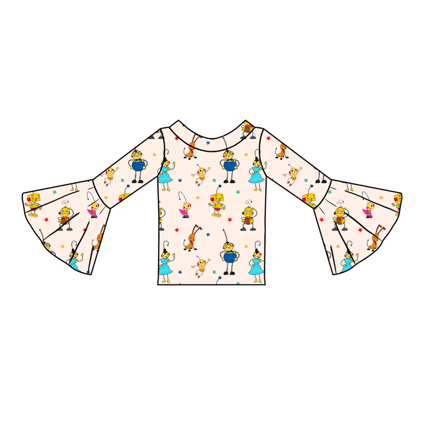 Playtime Pals Rosa Flare Top Bamboo - PRE ORDER