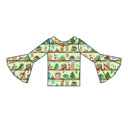 Holiday Hide & Seek Rosa Bell Sleeve Top - Knit - Pre Order - Christmas Special