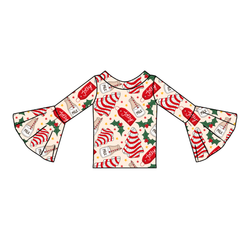 Tree Cakes Rosa Bell Sleeve Top - Knit - Pre Order - Christmas Special