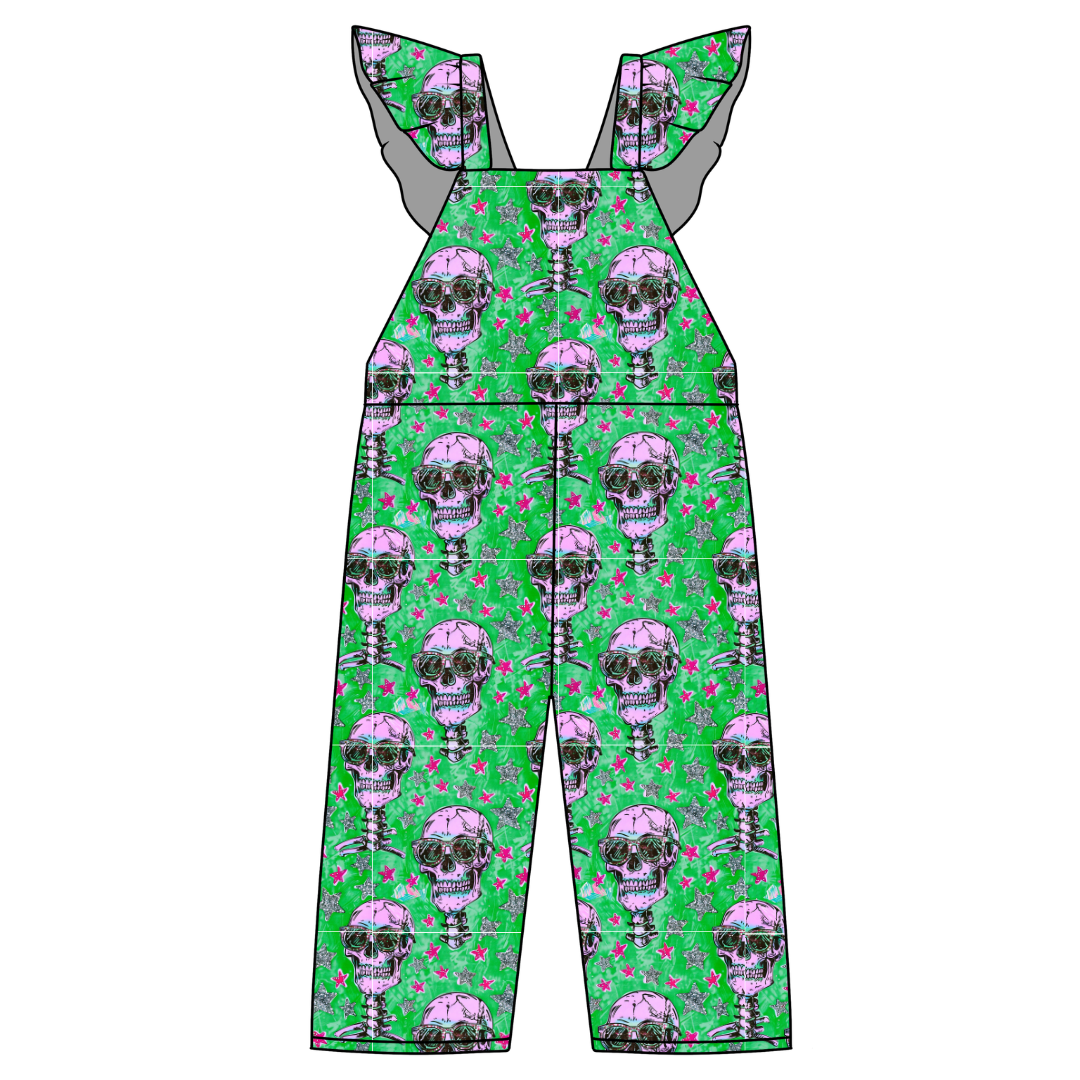 Bad 2 The Bone - Daisy Girl's Flutter Jumpsuit Knit - PRE ORDER