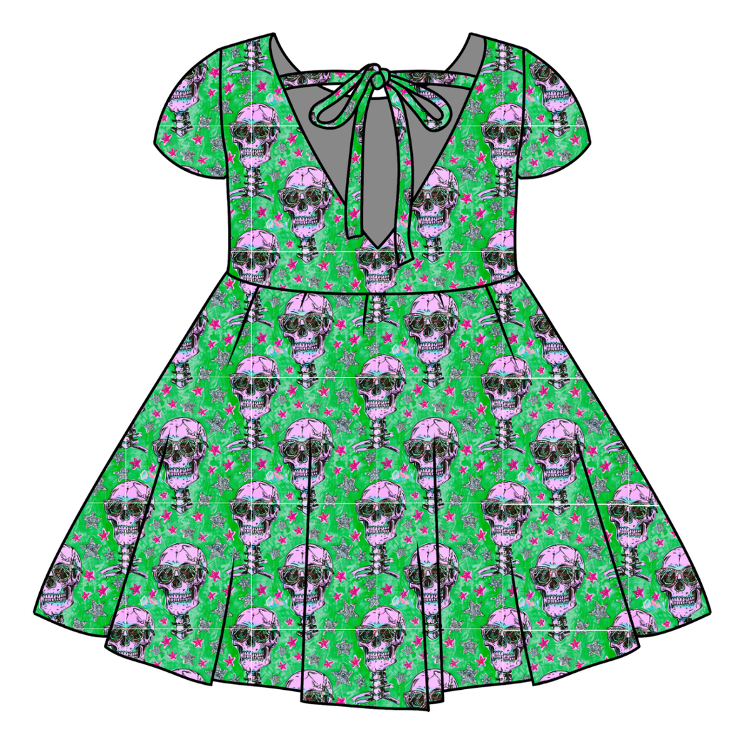 BAD 2 THE BONE - Honey Girl's Twirl Dress Bamboo - PRE ORDER