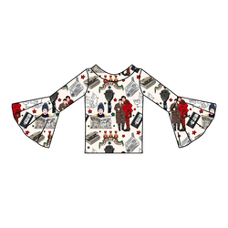 Alone at Home Rosa Bell Sleeve Top - Knit - Pre Order - Christmas Special