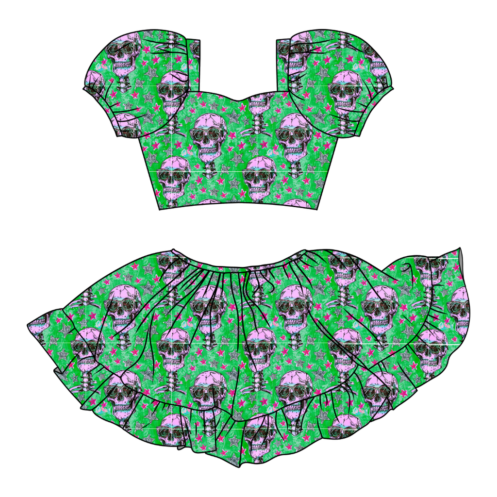 Bad 2 The Bone - Starlet Skirt Set Knit - PRE ORDER