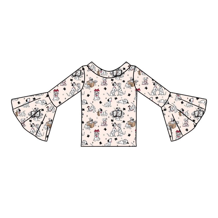 Spots & Daydreams Rosa Flare Top Bamboo - PRE ORDER