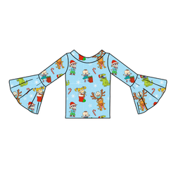 Holiday Parade Rosa Bell Sleeve Top - Knit - Pre Order - Christmas Special