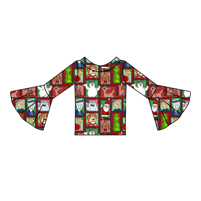 Christmas through the Years Rosa Bell Sleeve Top - Knit - Pre Order - Christmas Special