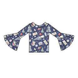 Believe Rosa Bell Sleeve Top - Knit - Pre Order - Christmas Special