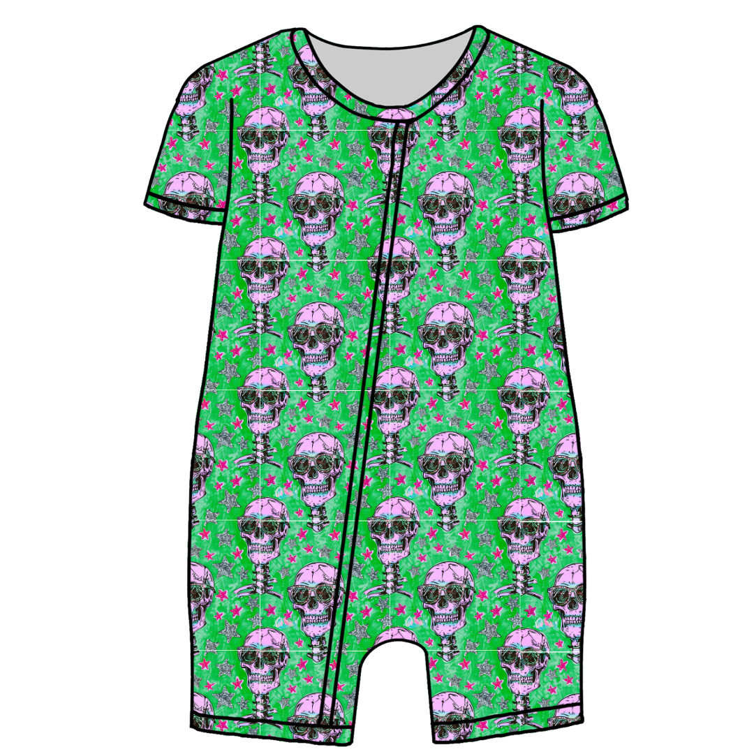 Bad 2 The Bone Bliss Short Sleeve Zippy Bamboo - PRE ORDER