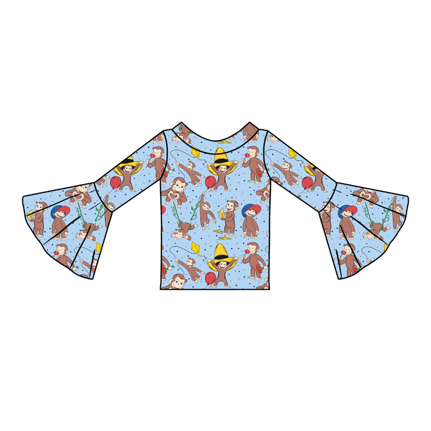 Curious Adventures Rosa Flare Top Bamboo - PRE ORDER