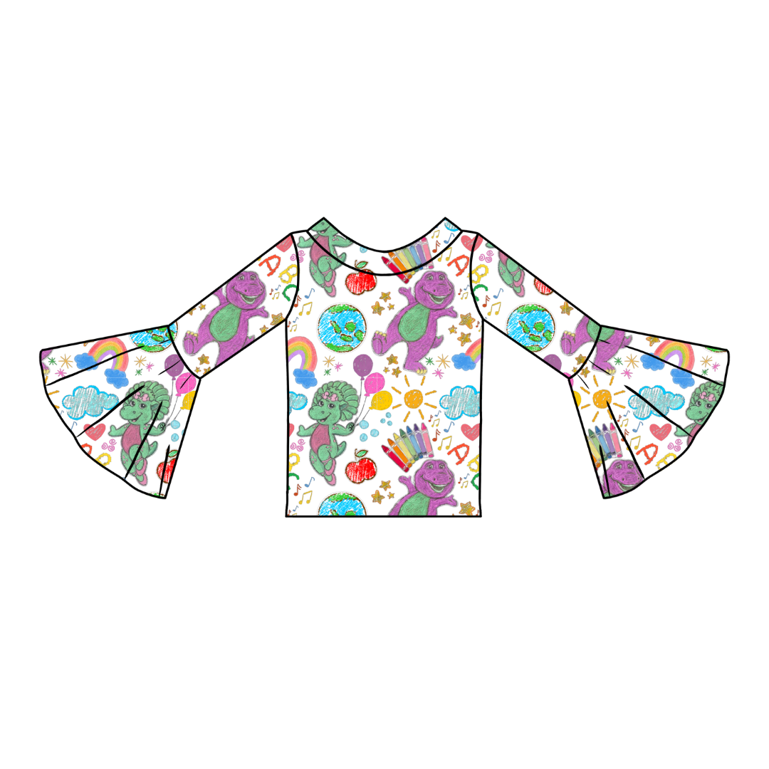 Learning is Magic Rosa Flare Top Bamboo - PRE ORDER