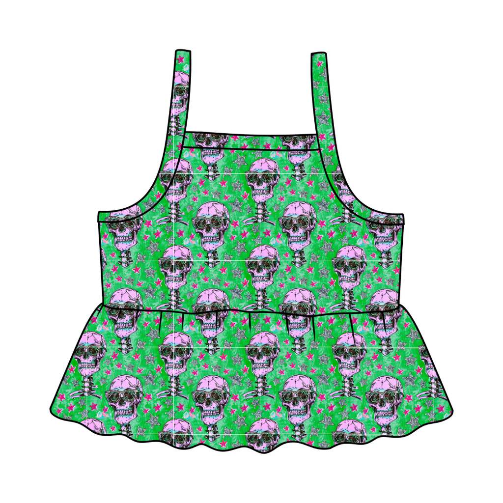 Bad 2 the Bone - Tootsie Peplum Tank Knit - PRE ORDER