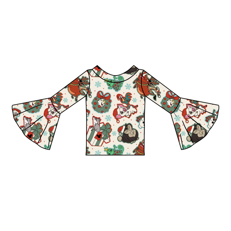 Christmas Sidekicks Rosa Bell Sleeve Top - Knit - Pre Order - Christmas Special