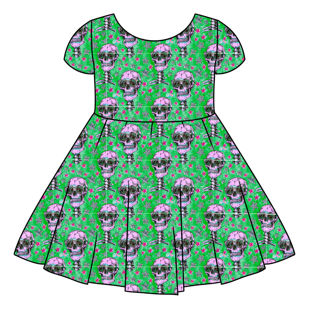 BAD 2 THE BONE - Honey Girl's Twirl Dress Bamboo - PRE ORDER
