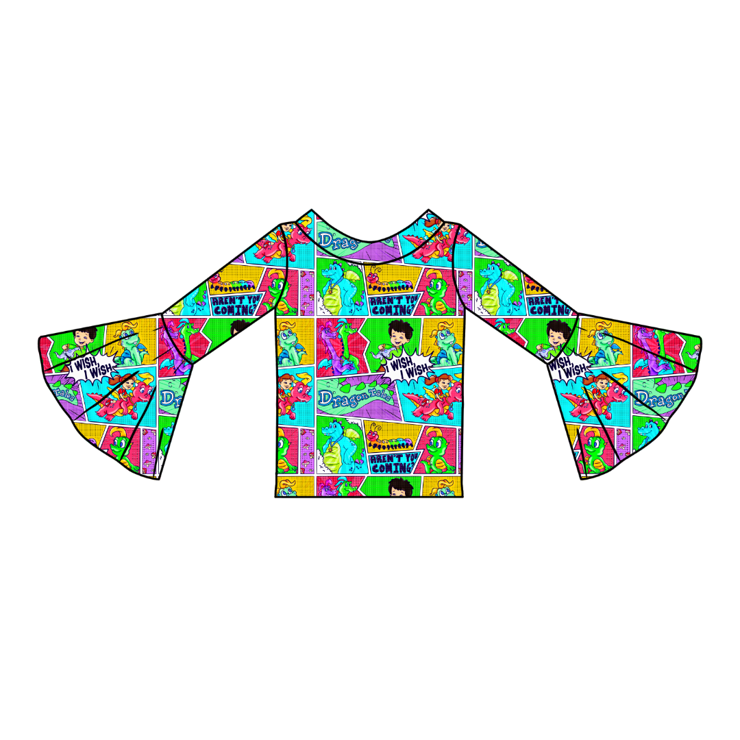 Dragon Dreams Rosa Flare Top Bamboo - PRE ORDER