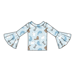 Snowy Sidekicks Rosa Bell Sleeve Top - Knit - Pre Order - Christmas Special