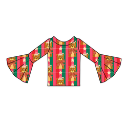 Festive & Fierce Rosa Bell Sleeve Top - Knit - Pre Order - Christmas Special