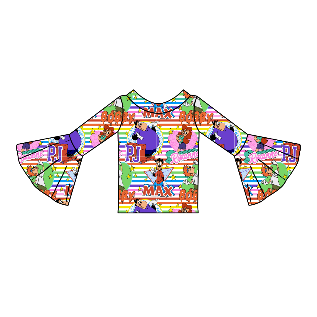 Stand Out, Bobby! Rosa Flare Top Bamboo - PRE ORDER