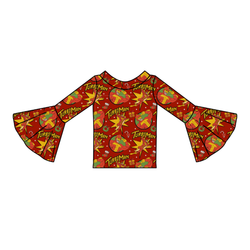 Turbo Rosa Bell Sleeve Top - Knit - Pre Order - Christmas Special
