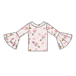 Sugarplum Rosa Bell Sleeve Top - Knit - Pre Order - Christmas Special