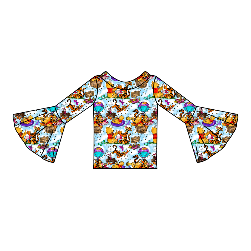 Sweet as Honey Rosa Flare Top Bamboo - PRE ORDER