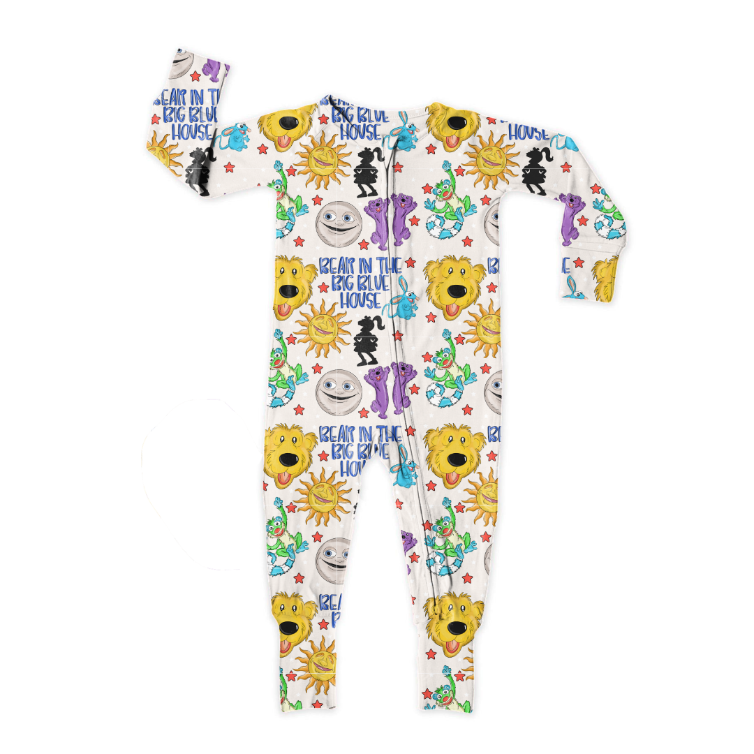 The Big House Dreamland Long Sleeve Sleeper Bamboo - PRE ORDER