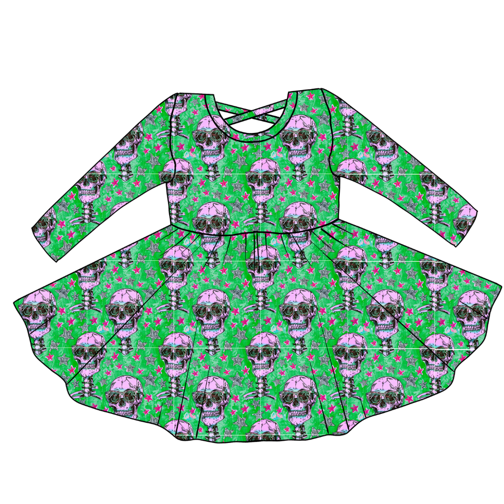 Bad 2 The Bone - Violet Cross Back Long Sleeve Knit - PRE ORDER