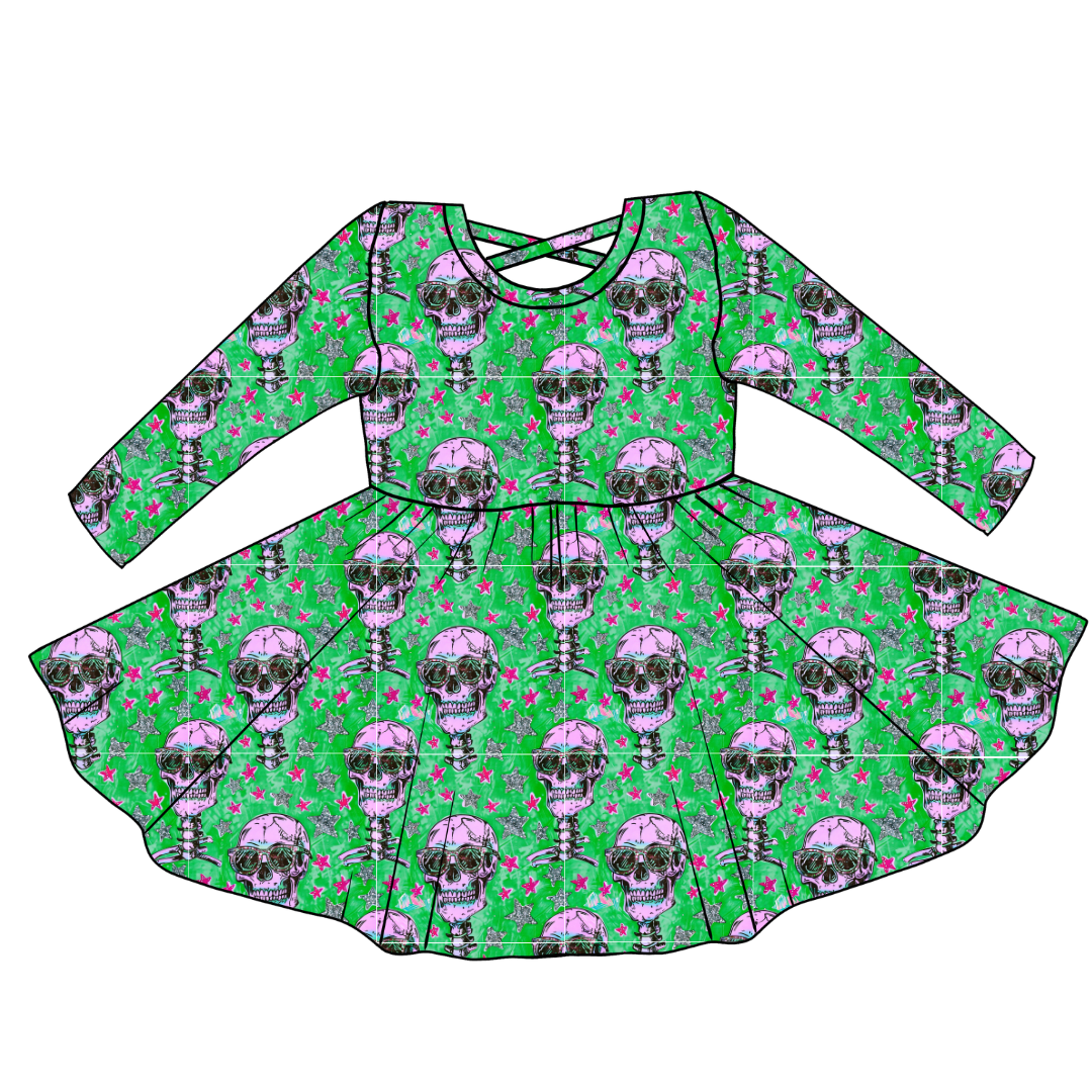 Bad 2 The Bone - Violet Cross Back Long Sleeve Knit - PRE ORDER