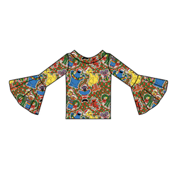 Merry Street Friends Rosa Bell Sleeve Top - Knit - Pre Order - Christmas Special