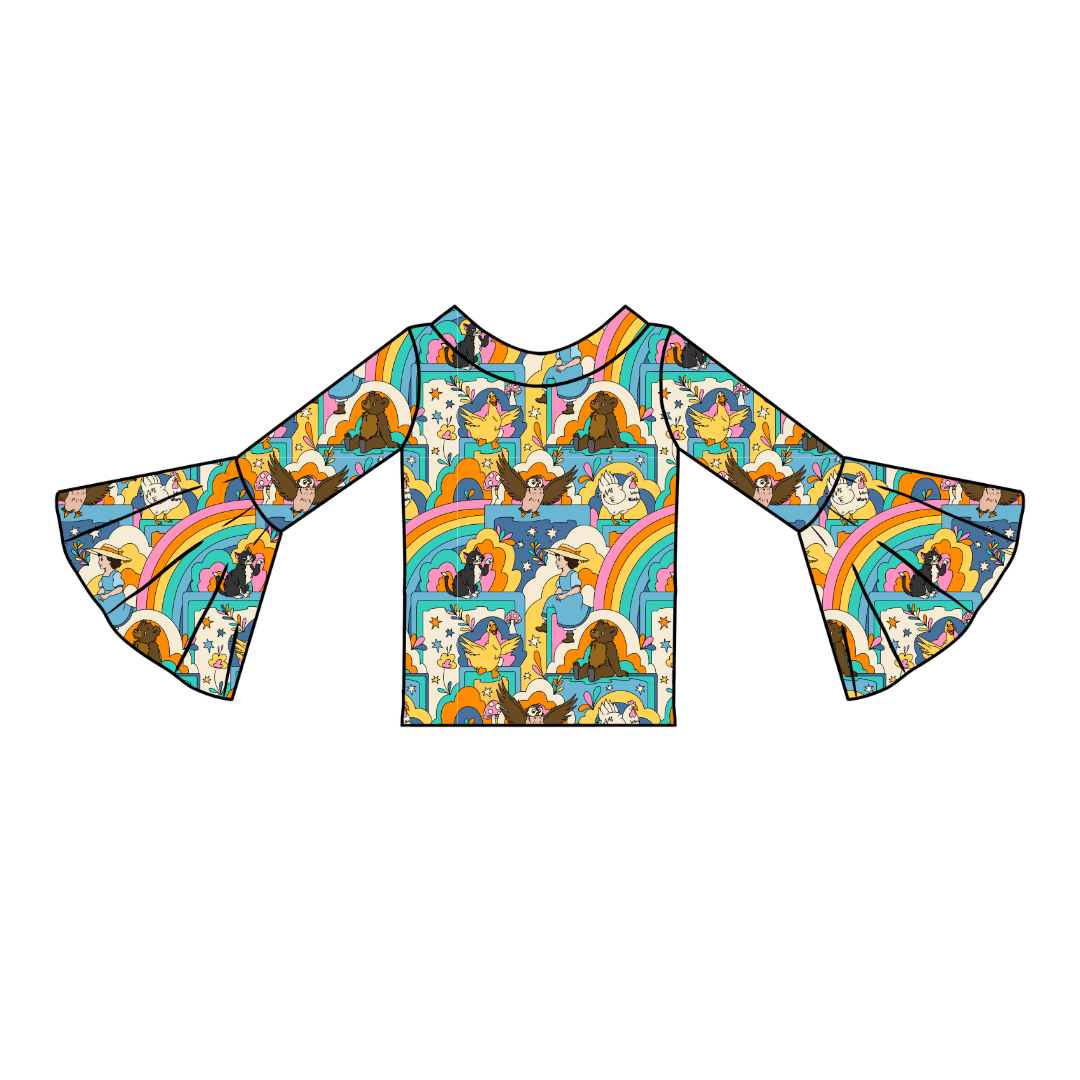 Painted Skys Rosa Flare Top Bamboo - PRE ORDER