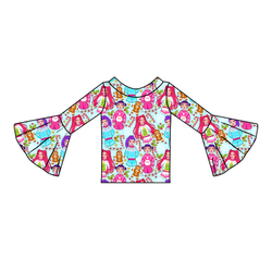 Holiday Pop Rosa Bell Sleeve Top - Knit - Pre Order - Christmas Special