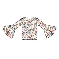Heeler Holiday Rosa Bell Sleeve Top - Knit - Pre Order - Christmas Special